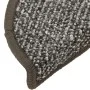 Stair tread carpets 15 units anthracite 56x17x3 cm by vidaXL, Stair mats - Ref: Foro24-149905, Price: 54,46 €, Discount: %