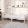 Sofa bed with white solid pine wood mattress 90x200 cm by vidaXL, Beds and slatted bases - Ref: Foro24-3083560, Price: 294,43...