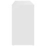 Banco zapatero de madera contrachapada blanco 103x30x55 cm
