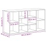 Banco zapatero de madera contrachapada blanco 103x30x55 cm