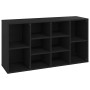 Banco zapatero de madera contrachapada negro 103x30x55 cm en Zapateros y organizadores de calzado | Comprar online en Foro24