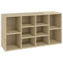 Banco zapatero contrachapada color roble 103x30x55 cm