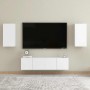 Mueble para TV de madera contrachapada blanco 30,5x30x60 cm en Muebles TV | Comprar online en Foro24