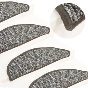 Stair tread mats 15 pcs anthracite 56x20 cm by vidaXL, Stair mats - Ref: Foro24-149916, Price: 53,09 €, Discount: %