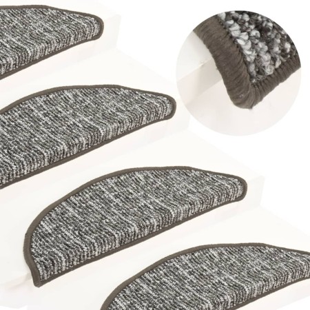Stair tread mats 15 pcs anthracite 56x20 cm by vidaXL, Stair mats - Ref: Foro24-149916, Price: 53,09 €, Discount: %