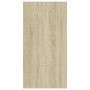 Mueble de TV 2 uds madera contrachapada roble 30,5x30x60 cm