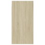 Mueble de TV 2 uds madera contrachapada roble 30,5x30x60 cm