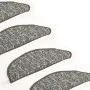Alfombras de peldaños de escalera 15 uds antracita 56x20 cm de vidaXL, Alfombrillas para escalones - Ref: Foro24-149916, Prec...