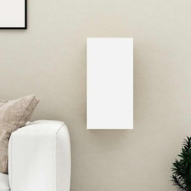 Mueble para TV madera contrachapada blanco y roble 30,5x30x60cm
