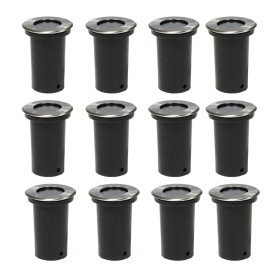 Round outdoor ground lights 12 units by vidaXL, Outdoor lighting - Ref: Foro24-160436, Price: 155,30 €, Discount: %