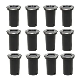Runde Stehleuchten für den Außenbereich 12 Stück von vidaXL, Außenbeleuchtung - Ref: Foro24-160436, Preis: 152,19 €, Rabatt: %