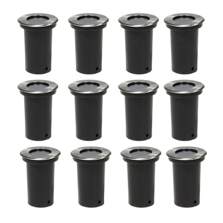 Runde Stehleuchten für den Außenbereich 12 Stück von vidaXL, Außenbeleuchtung - Ref: Foro24-160436, Preis: 155,30 €, Rabatt: %