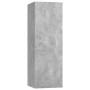 Muebles para TV 2 uds contrachapada gris hormigón 30,5x30x90 cm en Muebles TV | Comprar online en Foro24