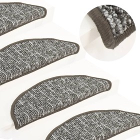 Treppenstufenmatten 15 Stück Anthrazit 65x21x4 cm von vidaXL, Treppenmatten - Ref: Foro24-149922, Preis: 51,20 €, Rabatt: %