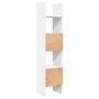 Estantería librería madera contrachapada blanco 40x35x180 cm