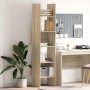 Estantería madera contrachapada color roble Sonoma 40x35x180 cm