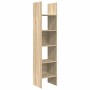 Estantería madera contrachapada color roble Sonoma 40x35x180 cm