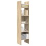 Estantería madera contrachapada color roble Sonoma 40x35x180 cm
