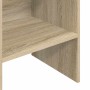 Estantería madera contrachapada color roble Sonoma 40x35x180 cm