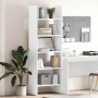 Estantería librería madera contrachapada blanco 60x35x180 cm