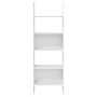 Estantería librería madera contrachapada blanco 60x35x180 cm