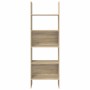 Estantería madera contrachapada color roble Sonoma 60x35x180 cm