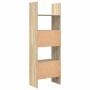Estantería madera contrachapada color roble Sonoma 60x35x180 cm