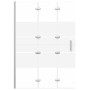 Faltduschwand ESG weiß 100x140 cm von vidaXL, Duschtüren - Ref: Foro24-150738, Preis: 150,55 €, Rabatt: %