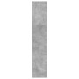 Estantería de madera contrachapada gris hormigón 60x35x180 cm