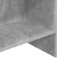 Estantería de madera contrachapada gris hormigón 60x35x180 cm