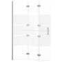 Faltduschwand ESG weiß 100x140 cm von vidaXL, Duschtüren - Ref: Foro24-150738, Preis: 150,55 €, Rabatt: %