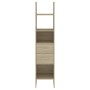 Estantería madera contrachapada color roble Sonoma 40x35x180 cm