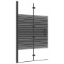 Faltduschwand ESG schwarz 80x140 cm von vidaXL, Duschtüren - Ref: Foro24-150740, Preis: 123,66 €, Rabatt: %