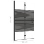 Faltduschwand ESG schwarz 80x140 cm von vidaXL, Duschtüren - Ref: Foro24-150740, Preis: 123,66 €, Rabatt: %