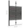 Folding shower screen ESG black 80x140 cm by vidaXL, shower doors - Ref: Foro24-150740, Price: 121,68 €, Discount: %