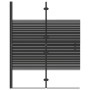 Faltduschwand ESG schwarz 100x140 cm von vidaXL, Duschtüren - Ref: Foro24-150741, Preis: 144,55 €, Rabatt: %