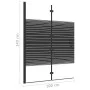 Faltduschwand ESG schwarz 100x140 cm von vidaXL, Duschtüren - Ref: Foro24-150741, Preis: 147,37 €, Rabatt: %