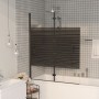 Faltduschwand ESG schwarz 120x140 cm von vidaXL, Duschtüren - Ref: Foro24-150742, Preis: 143,40 €, Rabatt: %