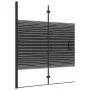 Mampara de ducha plegable ESG negro 120x140 cm de vidaXL, Puertas de ducha - Ref: Foro24-150742, Precio: 146,19 €, Descuento: %