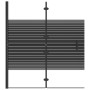 Faltduschwand ESG schwarz 120x140 cm von vidaXL, Duschtüren - Ref: Foro24-150742, Preis: 143,40 €, Rabatt: %