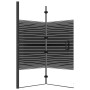 Faltduschwand ESG schwarz 120x140 cm von vidaXL, Duschtüren - Ref: Foro24-150742, Preis: 143,40 €, Rabatt: %