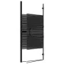 Mampara de ducha plegable ESG negro 120x140 cm de vidaXL, Puertas de ducha - Ref: Foro24-150742, Precio: 146,19 €, Descuento: %