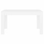 Mesa de comedor de madera contrachapada blanco 140x74,5x76 cm