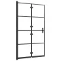 Folding shower screen ESG black 80x140 cm by vidaXL, shower doors - Ref: Foro24-150743, Price: 135,37 €, Discount: %