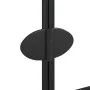 Folding shower screen ESG black 80x140 cm by vidaXL, shower doors - Ref: Foro24-150743, Price: 135,37 €, Discount: %