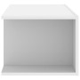 Mueble de TV con luces LED blanco 90x39x30 cm