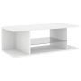 Mueble de TV con luces LED blanco 90x39x30 cm