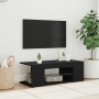 Mueble de TV con luces LED negro 90x39x30 cm en Muebles TV | Comprar online en Foro24
