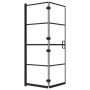 Faltduschwand ESG schwarz 100x140 cm von vidaXL, Duschtüren - Ref: Foro24-150744, Preis: 140,15 €, Rabatt: %