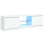 Mueble para TV con luces LED blanco 120x30x36 cm